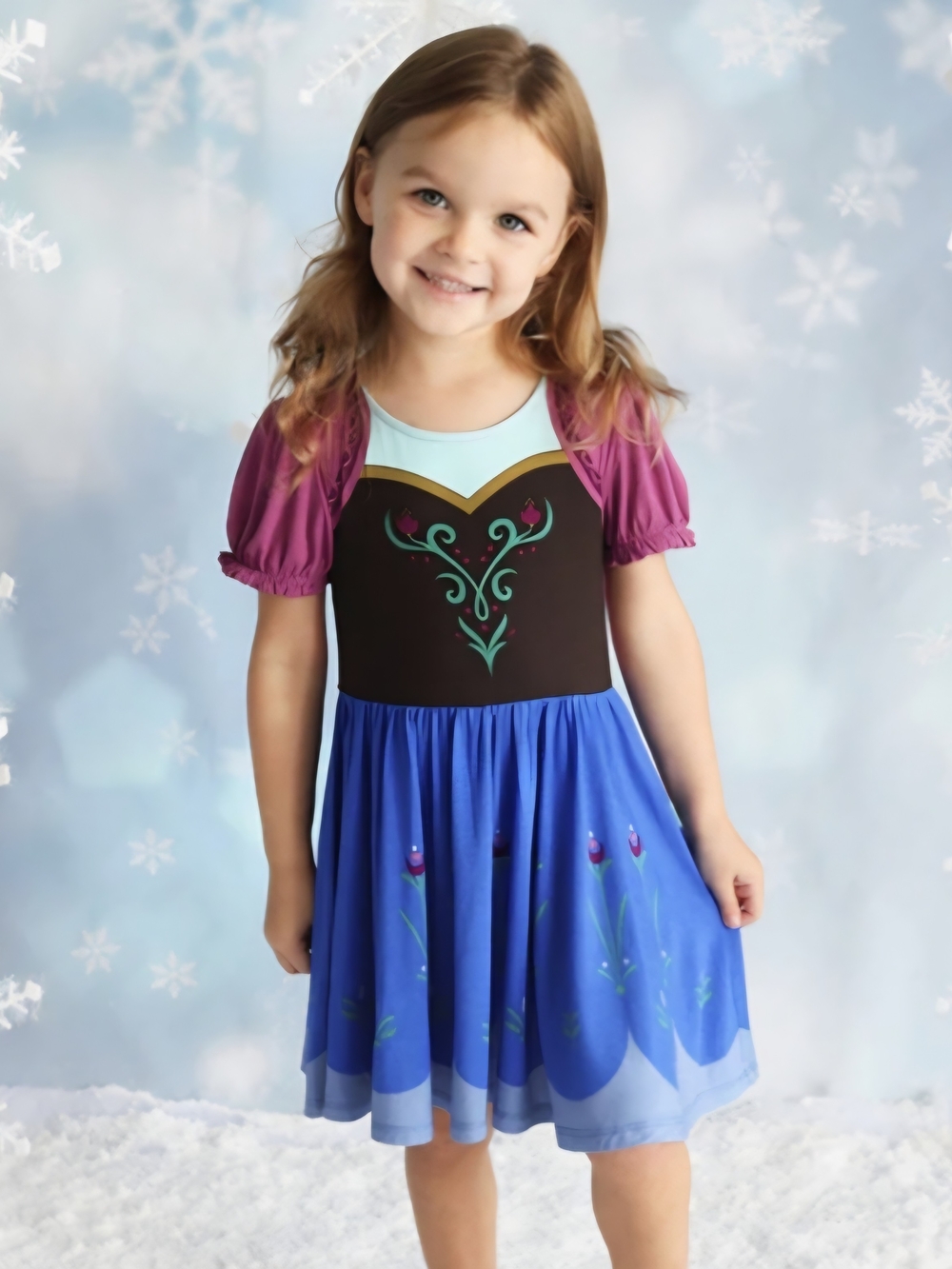 Posh Peanut Disney Princess Anna Twirl Dress 5T/6T NIB